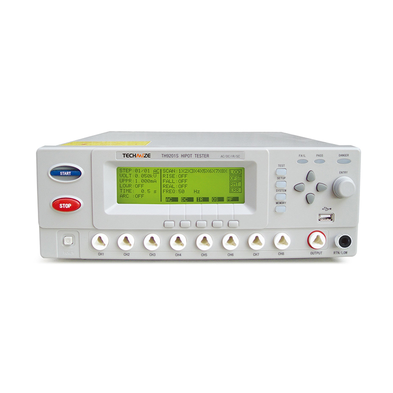 Probador de alto voltaje con resistencia CA/CC/IR serie TH9201