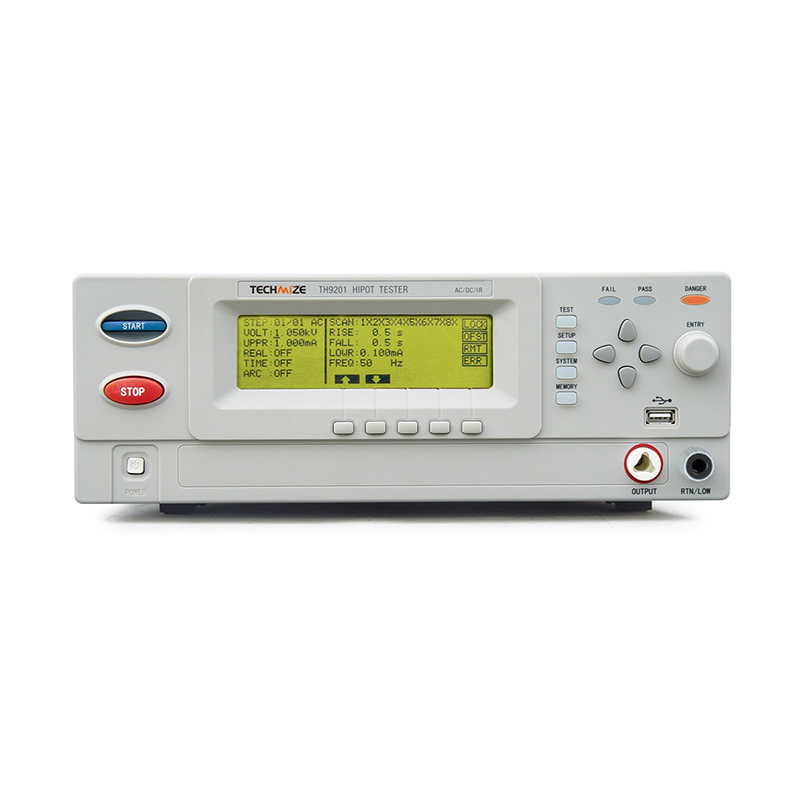 Probador de alto voltaje con resistencia CA/CC/IR serie TH9201